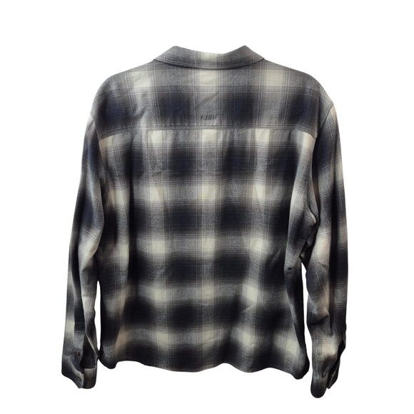 Kuhl Mens Law Flannel Shirt Size XL Button Down Shirt Long Sleeve Gray Outdoor - Picture 2 of 8